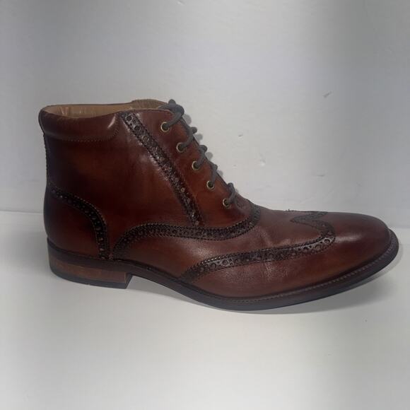 Cole Haan William Wingtip Men\'s Chukka Boots size 10 Brown Leather C20286 main image 4